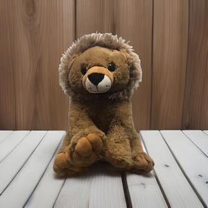 The Bear Factory 8" Brown Lion Stuffed Zoo Animal Plush Safari Africa King